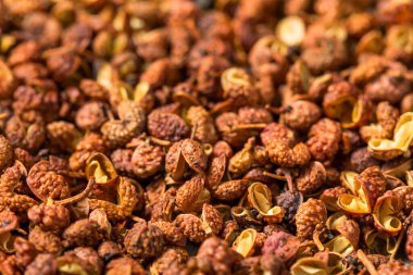 Kuru Organik Szechuan Peppercorn Kullanmaya Hazır