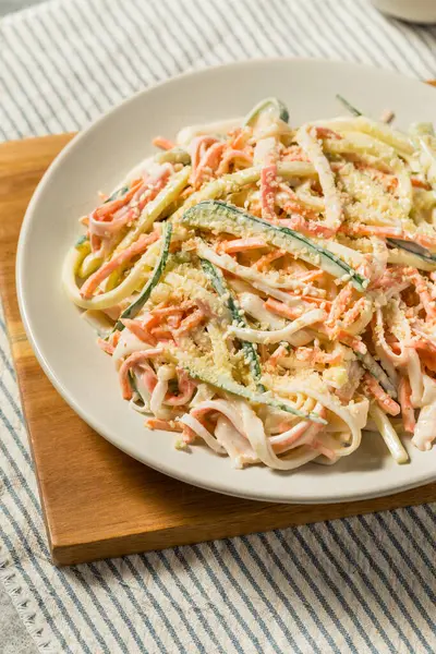 stock image Homemade Healthy Kani Salad with Crab Meat and Vegetables