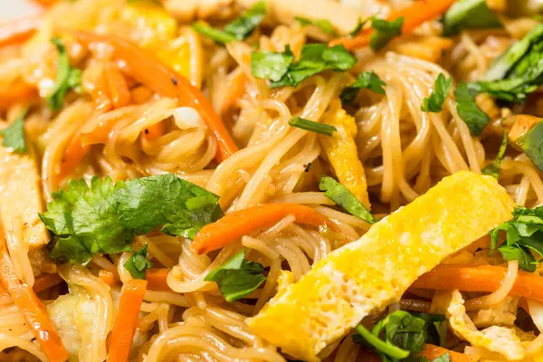 stock image Homemade Taiwanese Meefun Noodles with Tofu and Chicken