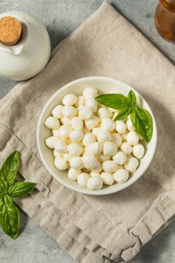 Organik Beyaz Mozzarella İnci Peyniri Kasede