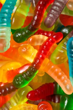 Cadılar Bayramı için tatlı şekerli jelibon.