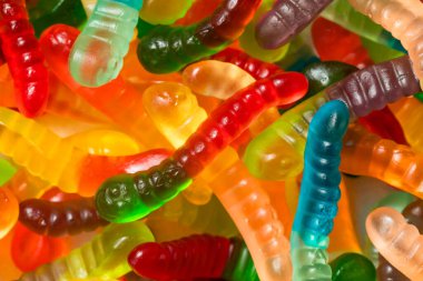 Cadılar Bayramı için tatlı şekerli jelibon.