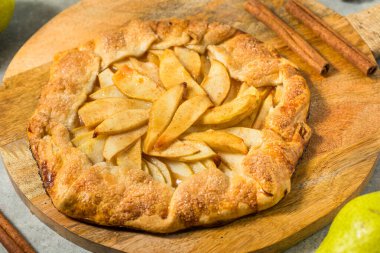 Güz Ev Yapımı Tatlı Ev Yapımı Armut Tatlısı Şeker ve Tarçın