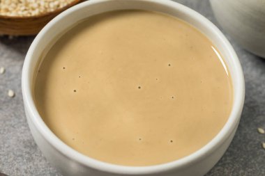 Ev yapımı Organik Tahini Yapıştırıcı Sosu