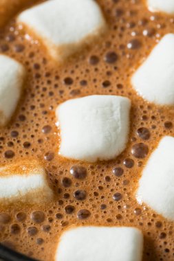 Şekerli Ev Yapımı Sıcak Çikolata Şekerlemeli Kupa