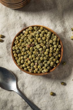 Organik Çiğ Yeşil Biber Biberli Kase