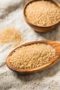 Çiğ Çubuk Turbinado Kaşığında Şeker