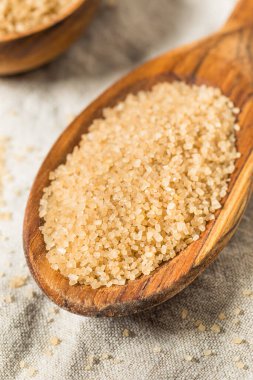 Çiğ Çubuk Turbinado Kaşığında Şeker