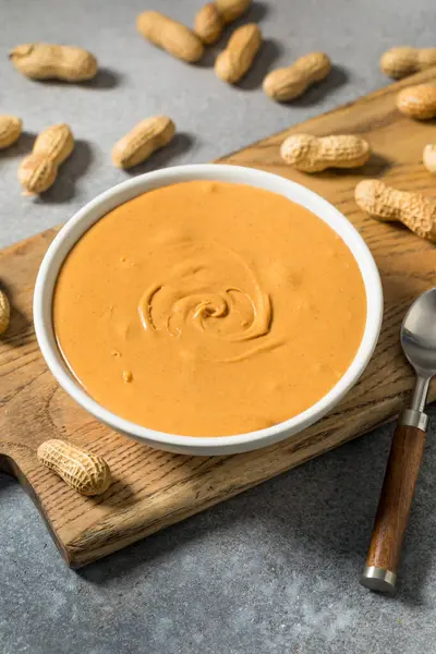 Organik Sağlıklı Kremalı Fıstık Ezmesi Kasede