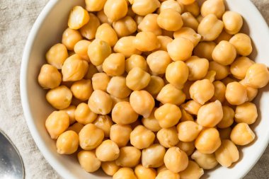 Sağlıklı Organik Çiğ Konserve Garbanzo Fasulye Nohutları