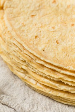 Ev yapımı Meksika Mısırlı Tortilla 'sı Kullanmaya Hazır