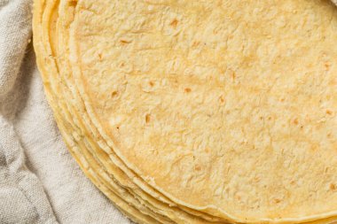Ev yapımı Meksika Mısırlı Tortilla 'sı Kullanmaya Hazır