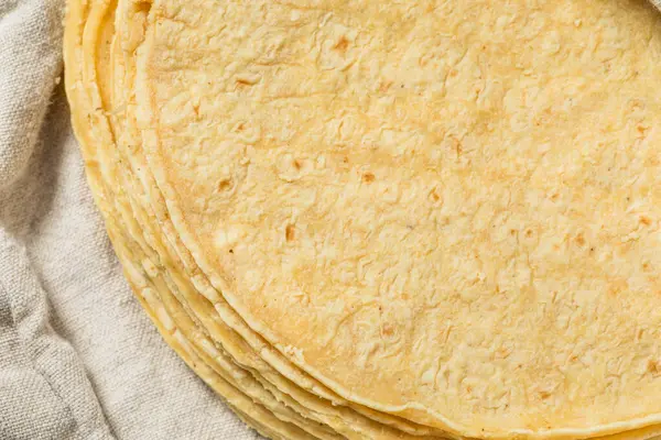 Ev yapımı Meksika Mısırlı Tortilla 'sı Kullanmaya Hazır