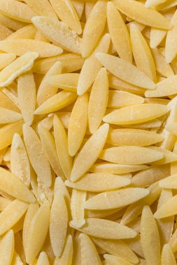Kurutulmuş organik Orzo Makarnası.