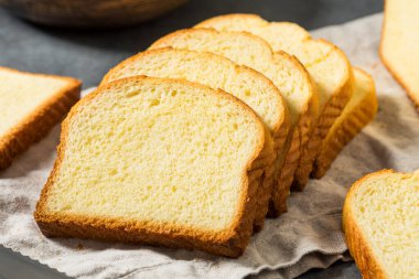 Tereyağlı ev yapımı tatlı Brioche Ekmek Dilimleri