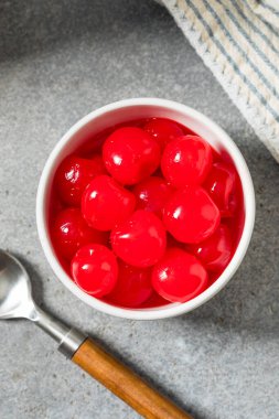 Tatlı Red Maraschino Kokteyl Vişneli Kase