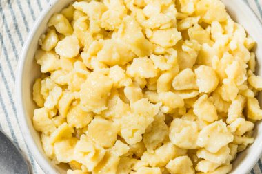 Homemade German Spaetzel Noodles with Butter and Cheese