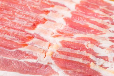 Organic Grass Fed Raw Bacon Strips Ready to Cook