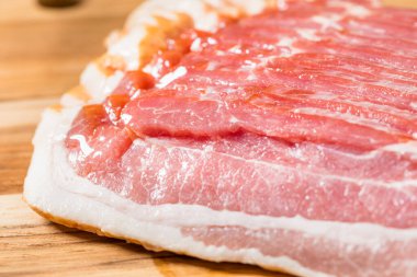 Organic Grass Fed Raw Bacon Strips Ready to Cook