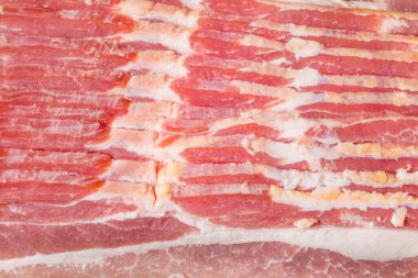 Organic Grass Fed Raw Bacon Strips Ready to Cook