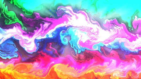 Abstract colorful background like spilled paint
