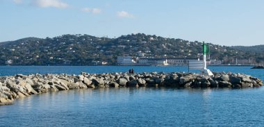Port Grimoud marines building on the shore day time