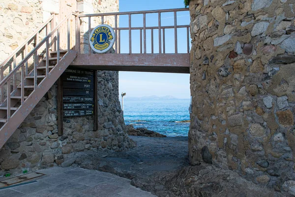 Saint Tropez coast tower blue sky day time