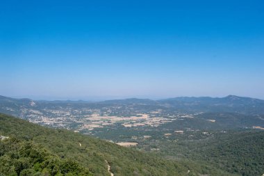 Mountain view cote dazure blue sky panoramic