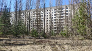 Pripyat Kasabası, Çernobil Yasaklama Bölgesi. Çernobil nükleer kazası 26 Nisan 1986Pripyat Town, Çernobil Yasak Bölgesi 'nde meydana geldi. Çernobil nükleer kazası 26 Nisan 1986 tarihinde meydana geldi.