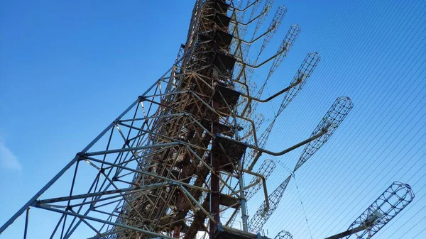 Duga Radar Чорнобильській Зоні Відчуження Ядерна Аварія Чорнобилі Сталася Квітня — стокове фото