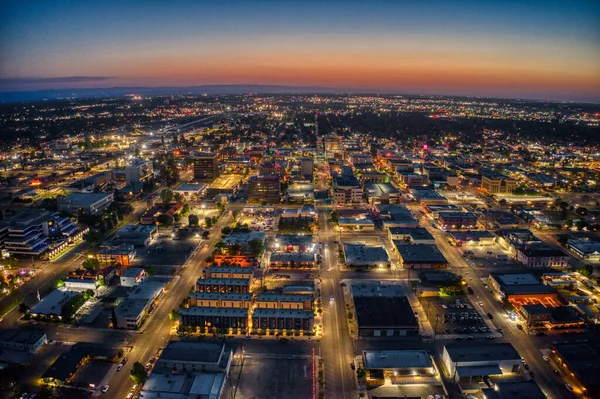 Aerial View Downtown Bakersfield California Skyline — стокове фото