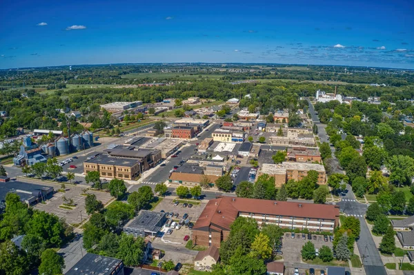 Luftaufnahme Des Kleinen Ausflugs Von Farmington Minnesota — Stockfoto