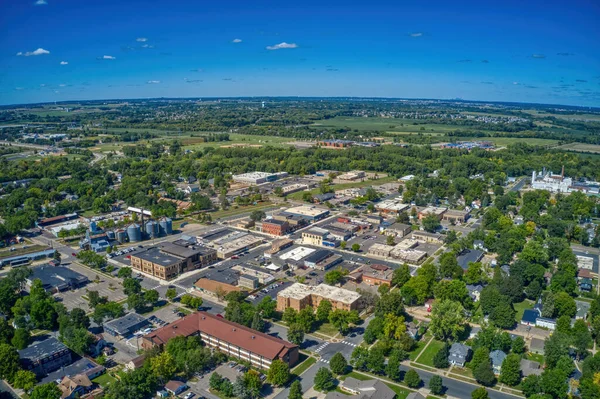 Luftaufnahme Des Kleinen Ausflugs Von Farmington Minnesota — Stockfoto