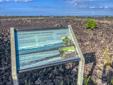 Kailua-Kona, Hawaii, ABD 6-2-22 Kaloko-Honokohau Ulusal Tarih Parkı.