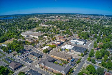 Lakeville, Minnesota 'daki İkiz Şehirlerin Hava Görüntüsü