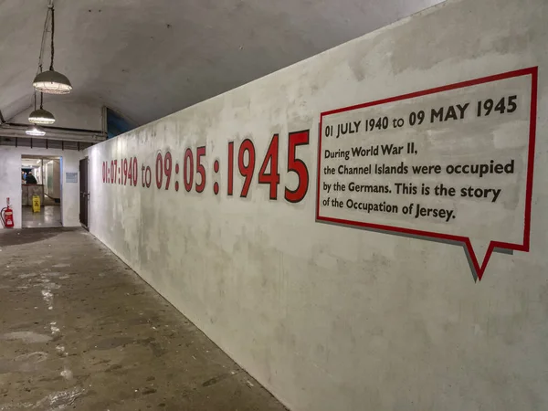 Helier Jersey Jersey War Tunnels Show Life German Occupation — 图库照片