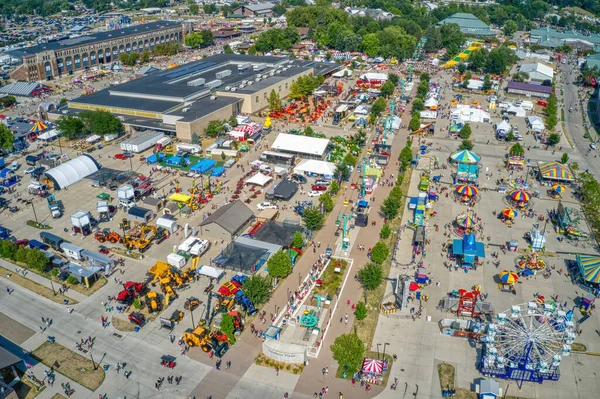 stock image Aerial View of the Iowa State Fair in the Des Moines Metro Area