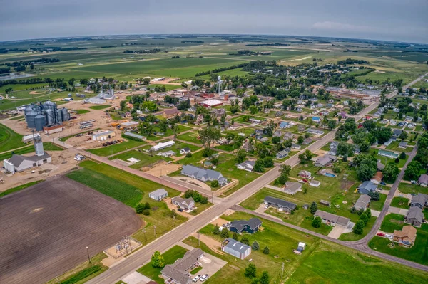 stock image Aerial View of Castlewood, South Dakota which is home to Governor Kristi Noem