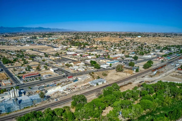 Luchtfoto Van Victorville Californië Langs Historische Route — Stockfoto