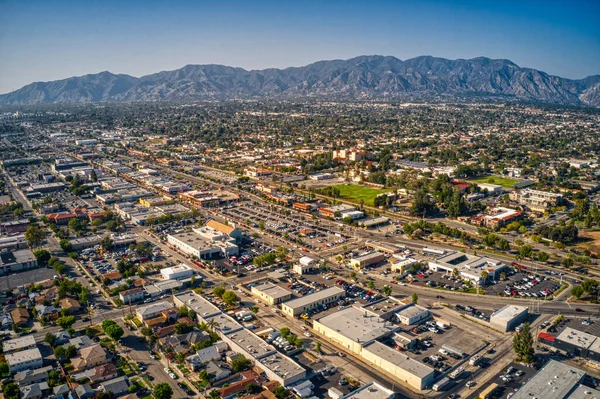 Luftaufnahme Des San Fernando California Downtown Business Center — Stockfoto