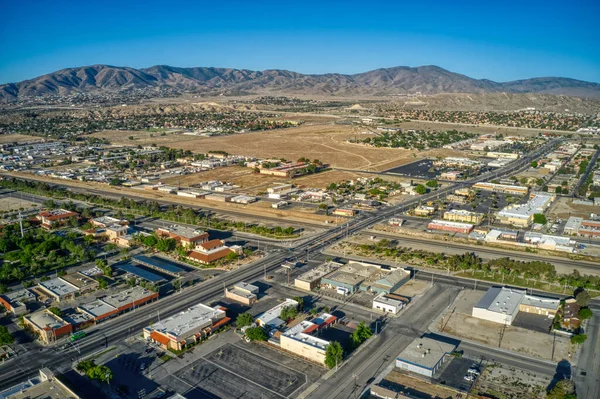 Palmdale California Şehir Merkezinin Hava Görüntüsü — Stok fotoğraf
