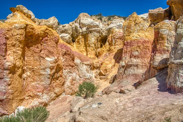 Природный Объект Painted Mines Калхане Колорадо — стоковое фото