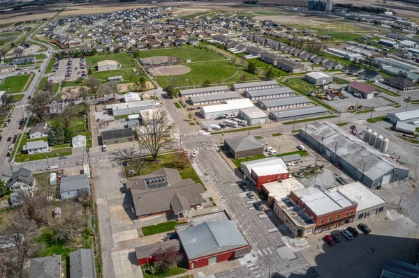 Letecký Pohled Lincolnovo Předměstí Waverly Nebraska Stock Snímky