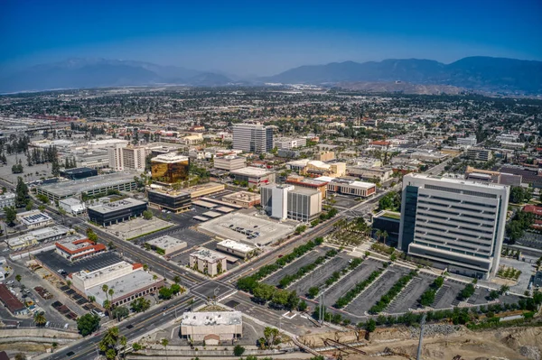 Luchtfoto Van Skyline Van San Bernardino Californië Stockafbeelding