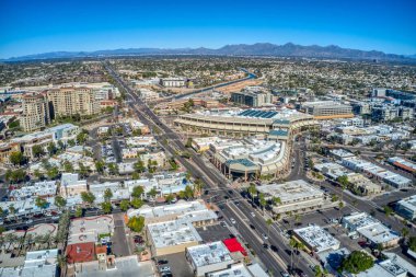 Scottdale, Arizona 'nın Phoenix banliyösünün hava görüntüsü.