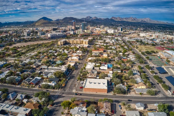 Widok Lotu Ptaka Tucson Arizona — Zdjęcie stockowe