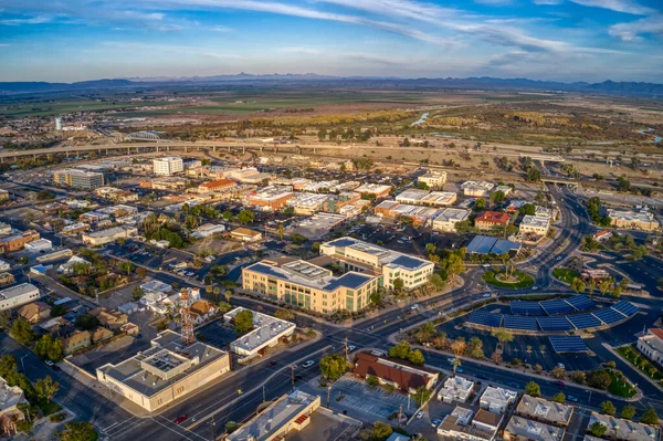 Luchtfoto Van Yuma Arizona Stockfoto