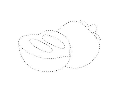 Boyama kitabı şablonu için kesik hurma ağacı ana hatları, çocuklar için hurma çizelgesi yazdırılabilir