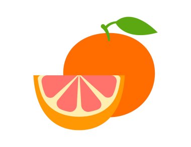 Boyama kitabı şablonu için greyfurt çizimi, çocuklar için greyfurt baskısı