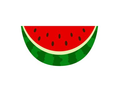 Boyama kitabı şablonu için karpuz çizimi, çocuklar için karpuz baskı tablosu